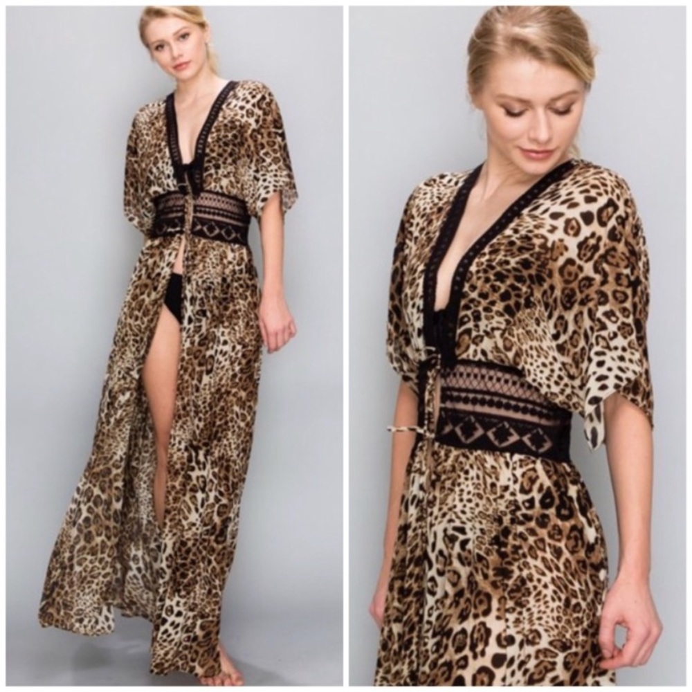 Leopard Kimono